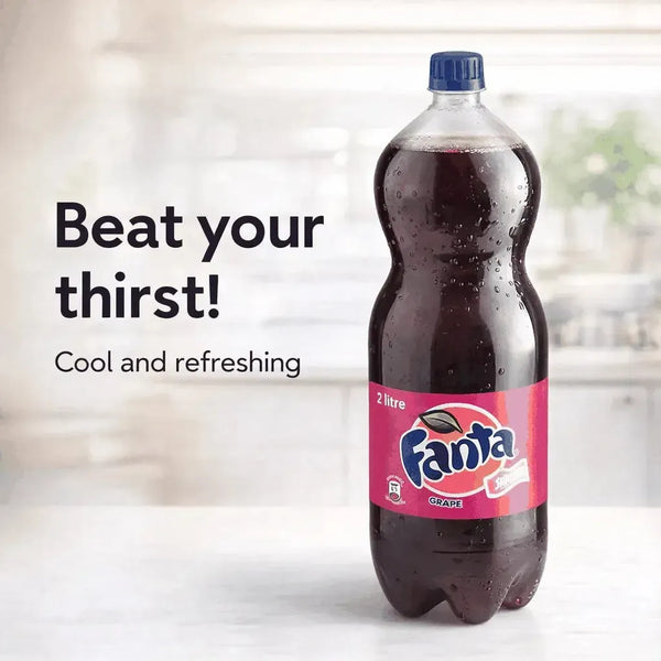 Fanta Grape 2L sharing-size soft drink promotional image 3