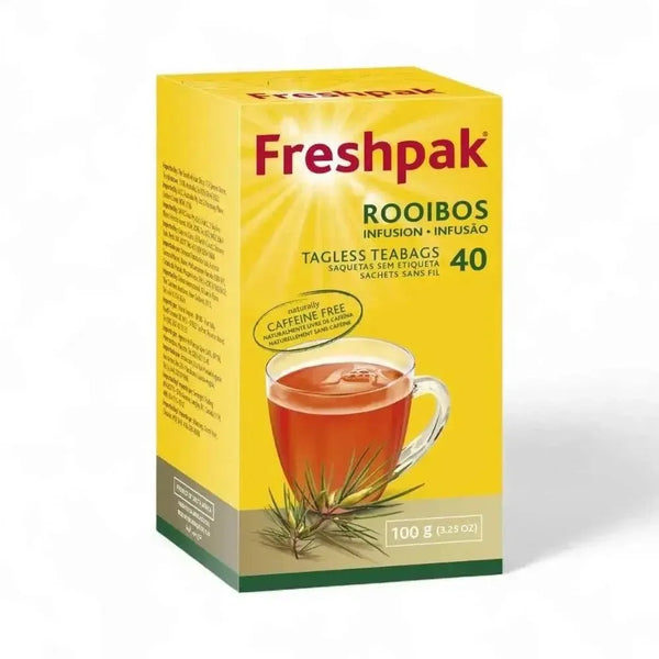 Freshpak Rooibos Tea box containing 40 tea bags