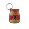 Set of colorful grocery-themed resin keychains, each about 5cm, perfect for gifts or personal use