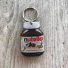 Colorful resin grocery keychains for house or car keys, approximately 5cm in size
