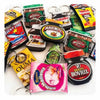 Colorful resin grocery keychains perfect for gifts and daily use