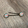 Set of 2 hair clip slides for styling hair