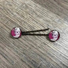 Two hair clips set, stylish hair slides accessory