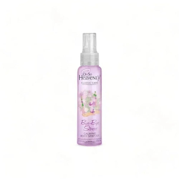 Oh So Heavenly Classic Care Body Spritzer - Bye Bye Stress 100ml with calming chamomile, geranium, and lavender fragrance blend
