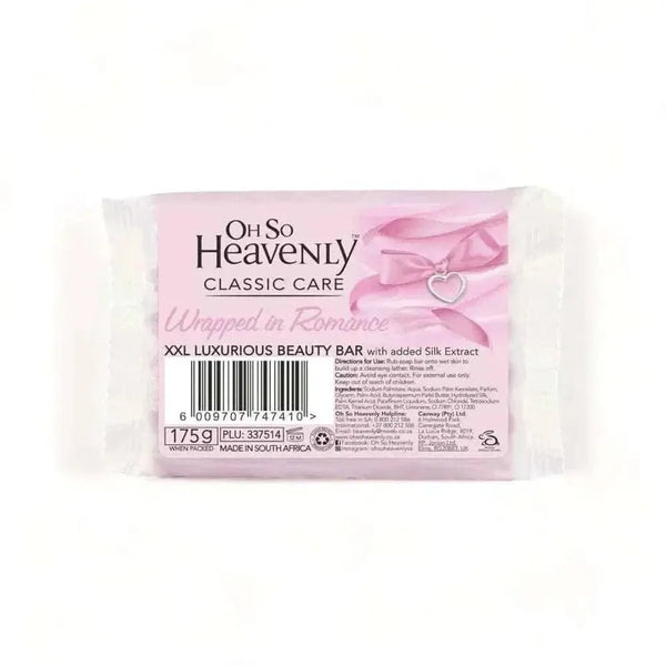 Oh So Heavenly Classic Care Soap Bar Wrapped in Romance 175g with silk extract and luxurious fragrance
