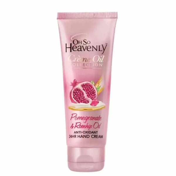 Oh So Heavenly Hand Cream Pomegranate & Rosehip Oil 140ml moisturizing vegan skincare