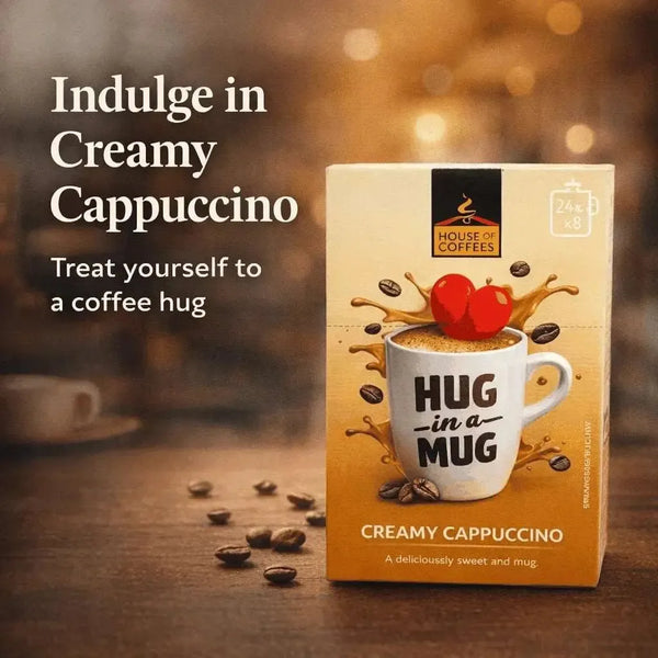 Hug-in-a-Mug - Creamy Cappuccino (8 x 24g) Facebook Ad