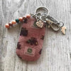 Keyring - John Deere logo 60mm x 30mm size