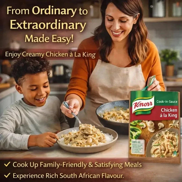 Knorr Cook in Sauce Chicken a La King 58g creamy mushroom and herb sauce pack