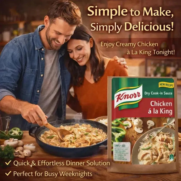 Knorr Cook in Sauce Chicken a La King creamy mushroom and herb sauce 58g pack