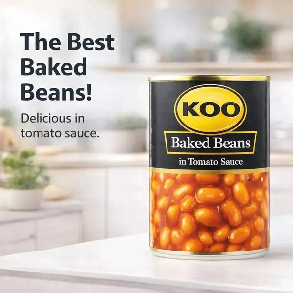 Koo Baked Beans in Tomato Sauce 410g promotional image