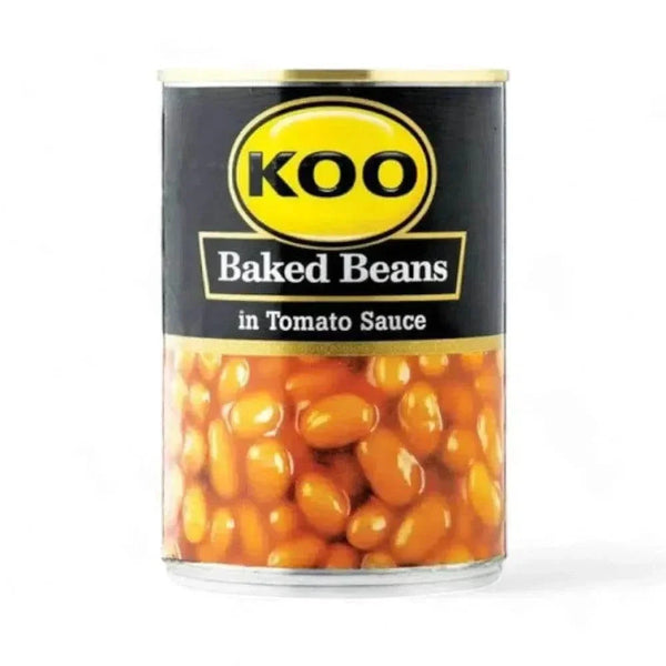 Koo Baked Beans in tomato sauce 410g can-shaped container