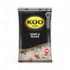 Koo Samp & Beans 500g pack with traditional South African samp and beans mix, high protein and fiber, endorsed by Heart and Stroke Foundation.