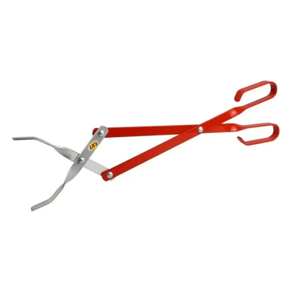 LK Braai Tongs aluminium 500mm with powder-coated handles and durable rivets