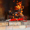 LK Braai Tongs aluminium 500mm with powder-coated handles and durable rivets