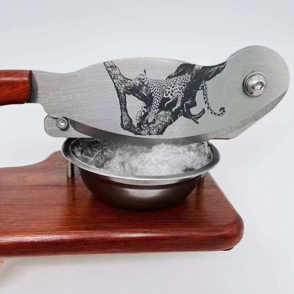 Large Biltong Cutter made from solid Kiaat wood for easy biltong slicing and cutting
