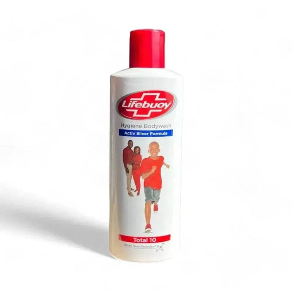 Lifebuoy Bodywash Total 10 400ml bottle with natural germ protection and deep cleansing formula