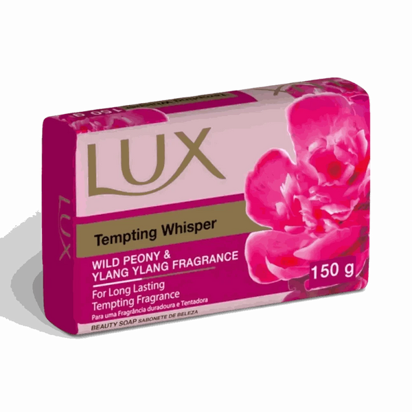 Lux Body Soap Tempting Whisper 150g bar with wild peony and ylang ylang fragrance