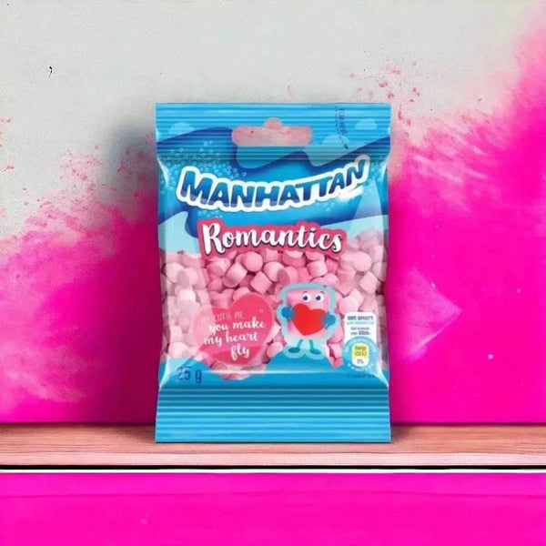 Manhattan Romantics Sweets 25g gourmet candy with natural flavors and crunchy texture