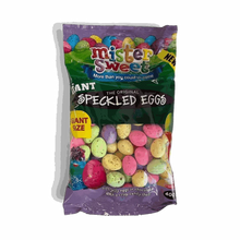 Mister Sweet's Speckled Eggs 400g pack with chocolate and peanut butter speckled eggs