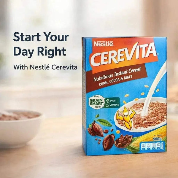 Nestle Cerevita Nutritious Instant Cereal (Corn & Chocolate) - 500g – Zimbabwean Breakfast Favourite Facebook Ad