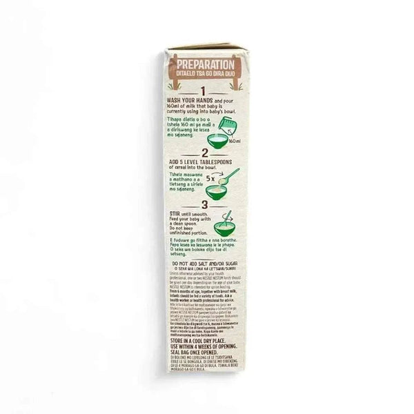 Nestlé Nestum Baby Cereal Regular Wheat 200g pack for infants 6-12 months with natural wheat, easy preparation, and no additives