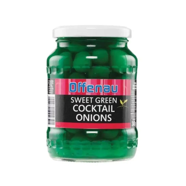 Offenau Cocktail Onions green pickled onions in 340g jar for tangy and sweet flavor