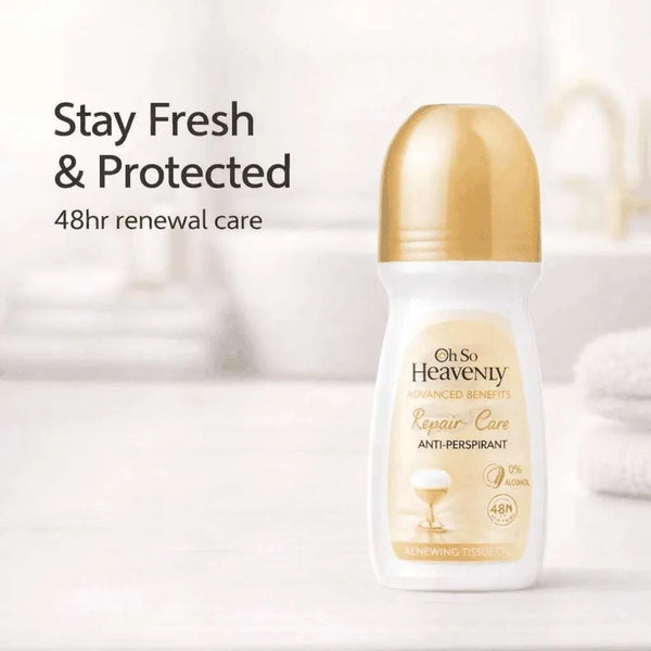 Oh So Heavenly Advanced Benefits Repair ‘n Care Anti-Perspirant Roll On (90ml)A Facebook Ad