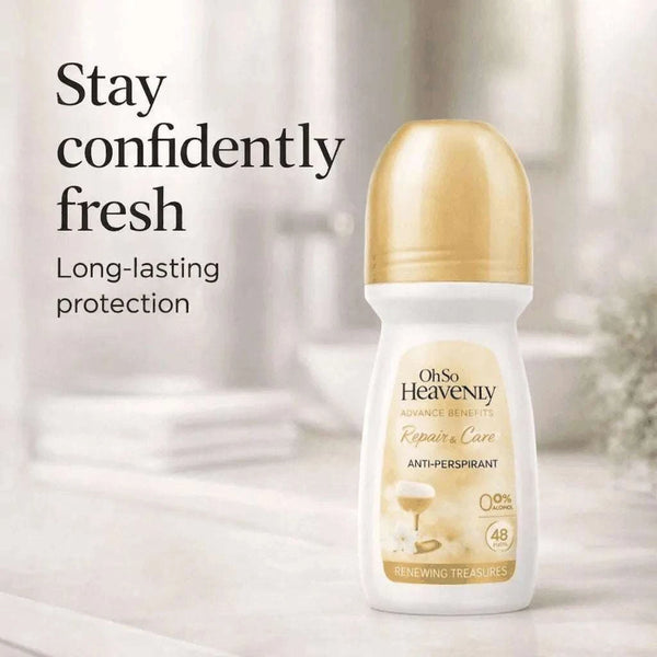 Oh So Heavenly Advanced Benefits Repair ‘n Care Anti-Perspirant Roll On (90ml)A Facebook Ad