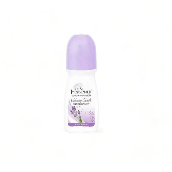 Oh So Heavenly Cool ‘n Confident 0% Alcohol anti-perspirant roll-on with 48hr protection and skin moisturisers