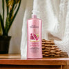 Oh So Heavenly Creme Oil Body Lotion 1L bottle with pomegranate and rosehip oil for hydration and anti-aging