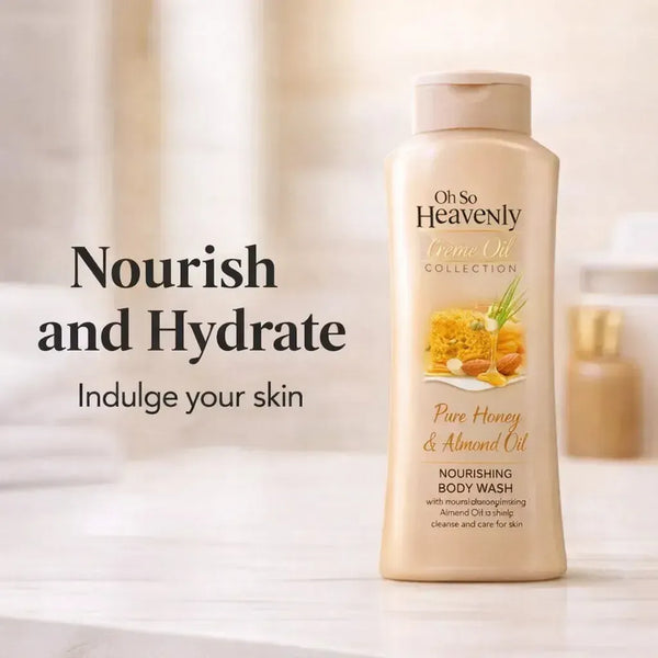 Oh So Heavenly Crème Oil Collection Pure Honey & Almond Oil Body Wash (720ml) Facebook Ad