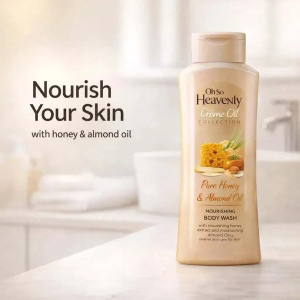 Oh So Heavenly Crème Oil Collection Pure Honey & Almond Oil Body Wash (720ml) Facebook Ad