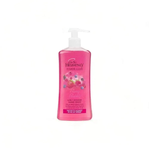 Oh So Heavenly Hygiene Clean Hand Wash Berry Bubbly 450ml bottle with acai berry and citrus fragrance