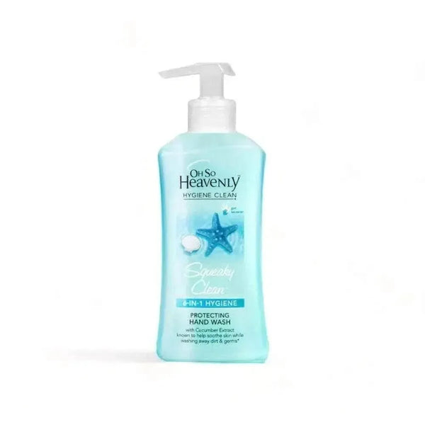 Oh So Heavenly Hygiene Clean Hand Wash 200ml with cucumber extract and fresh scent, vegan and cruelty-free, made in South Africa
