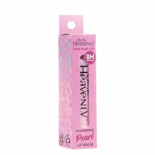 Oh So Heavenly Love your Lips Shimmer Pearl Lip Balm Stick with Vitamin E and iced cranberry flavor