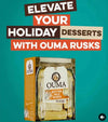 Ouma Rusks Buttermilk sliced 450g package representing South African traditional baked treat
