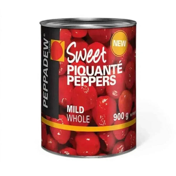 Can of PEPPADEWS Mild Whole Sweet Piquante Peppers 900g in brine