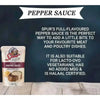 Spur Pepper Sauce 200ml bottle for steaks and burgers, rich and flavorful, lactose-ovo vegetarian, no added MSG, kosher certified
