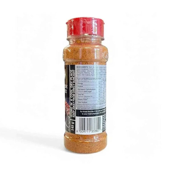 Calisto's Spices Portuguese Braai Spice 145g for authentic grilled meat seasoning