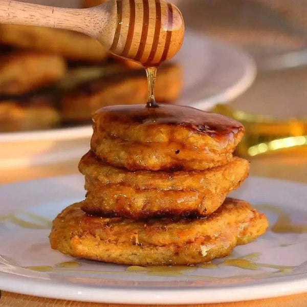 Gourmet pumpkin fritters made from real pumpkins, perfect for sweet and savory dishes, 270g pack.