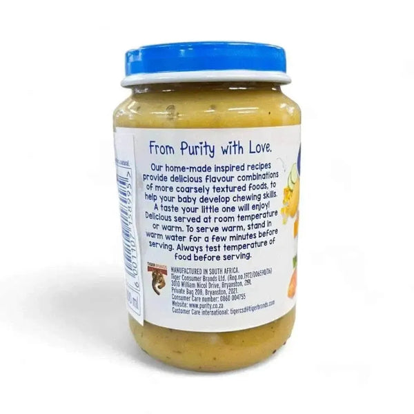 Purity Puree Jar Vegetables & Chicken 200ml baby food with natural ingredients and no preservatives