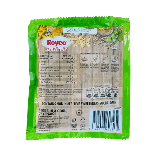Royco Usavi Mix 50g beef-flavored powdered seasoning for stews and gravies