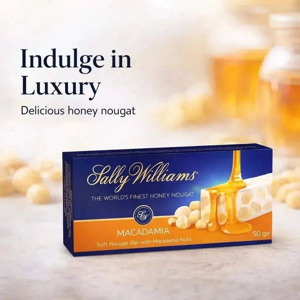 Sally Williams Nougat - Macadamia 50g Bar Facebook Ad
