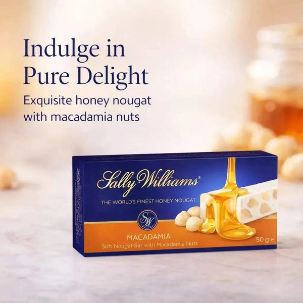Sally Williams Nougat - Macadamia 50g Bar Facebook Ad