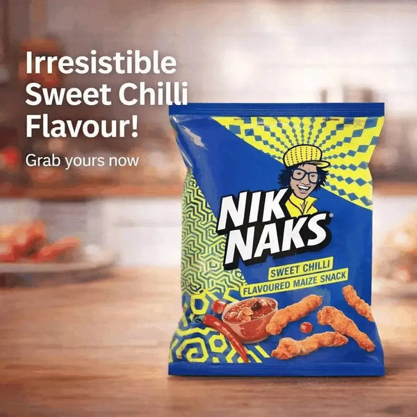 Simba Nik Naks Sweet Chilli Flavoured Maize Snack 135g Facebook Ad