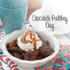 Snowflake Creations Saucy Chocolate Pudding 510g baking kit with rich chocolate mix and chocolate chips.