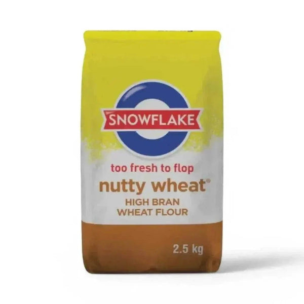 Snowflake Nutty Wheat High Bran Wheat Flour 2.5kg pack with nutty flavor and high fiber for baking