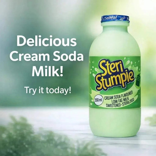 Steri Stumpie - Cream Soda Flavoured Low Fat Milk (350ml) Facebook Ad