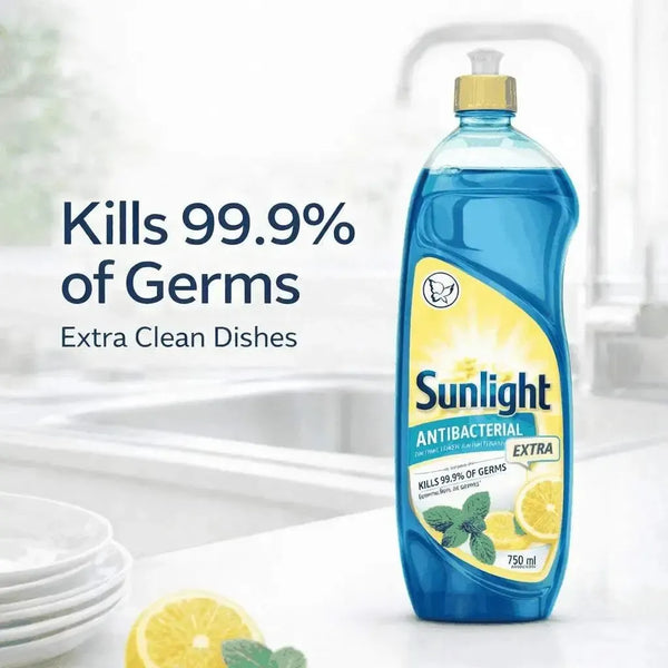 Sunlight Dishwashing Liquid AntiBacterial 750ml promotional image